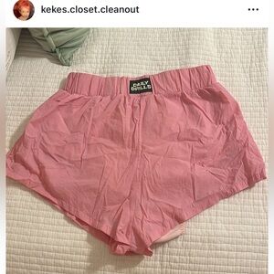 Pink dd bounce shorts